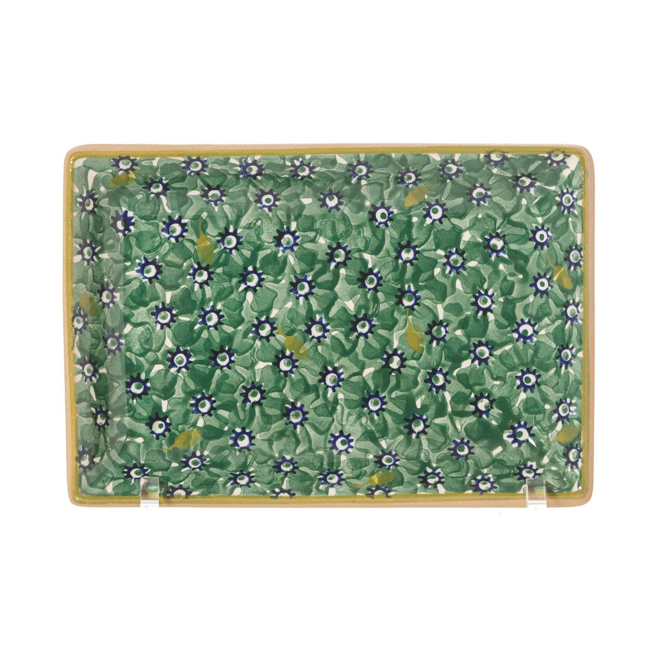 Nest Of 3 Rectangle Dishes Lawn Green | NicholasMosse.com