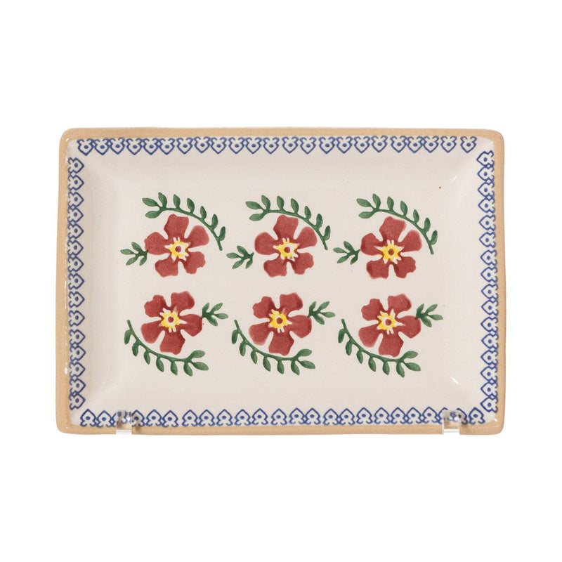 Nest Of 3 Rectangle Dishes Old Rose | NicholasMosse.com