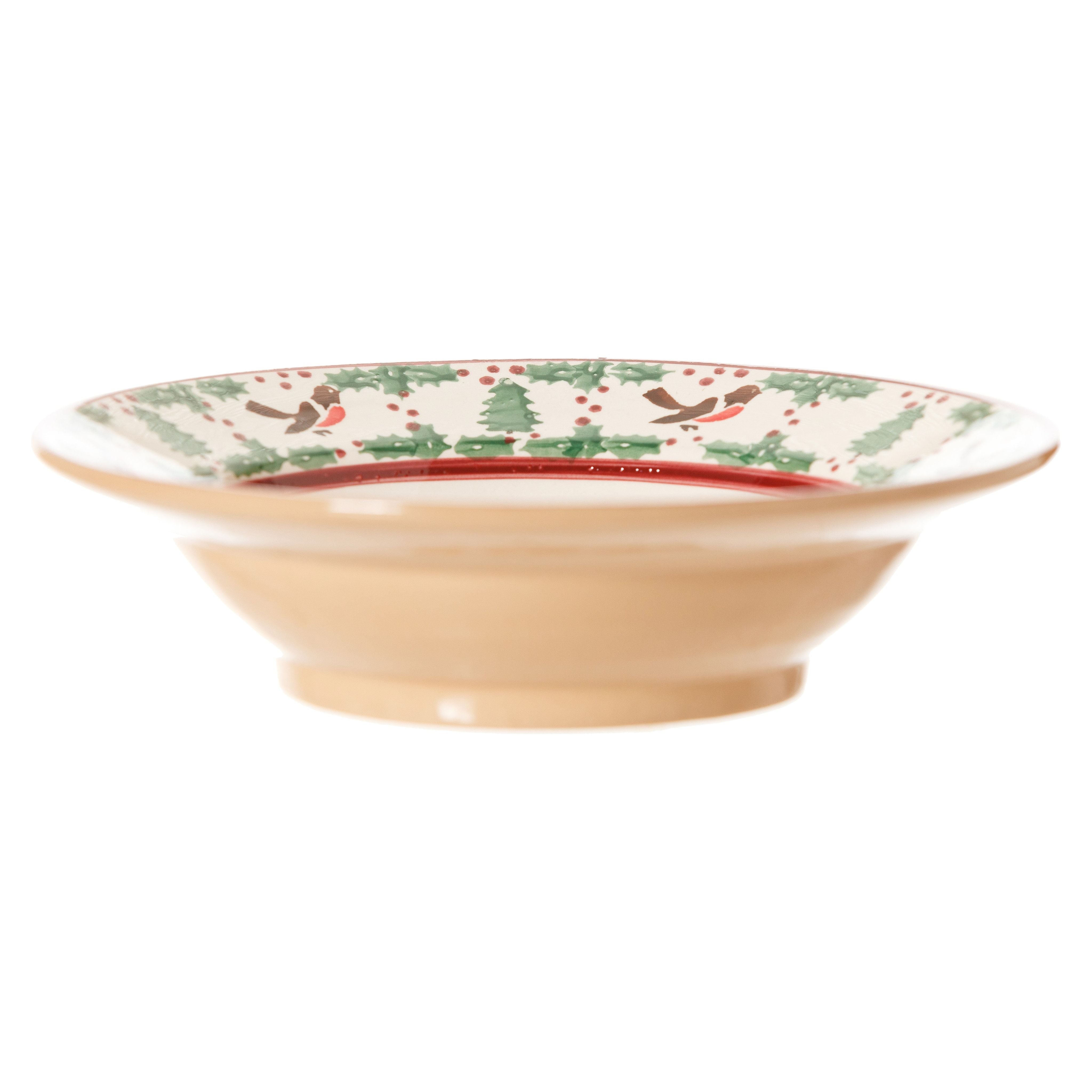 Pasta Bowl Winter Robin | NicholasMosse.com