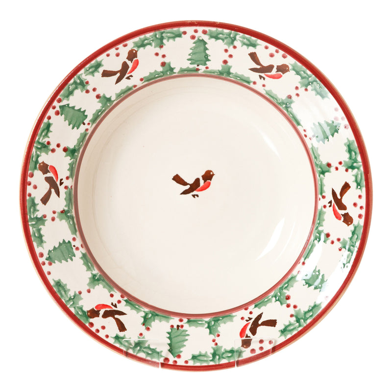 Pasta Bowl Winter Robin | NicholasMosse.com