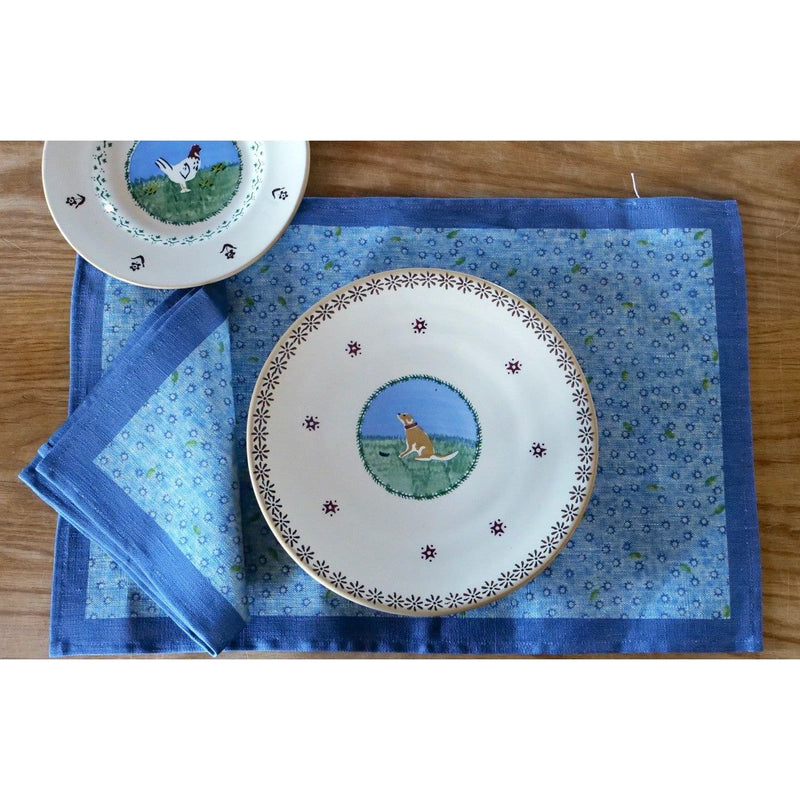 Placemat Light Blue Lawn Linen | NicholasMosse.com