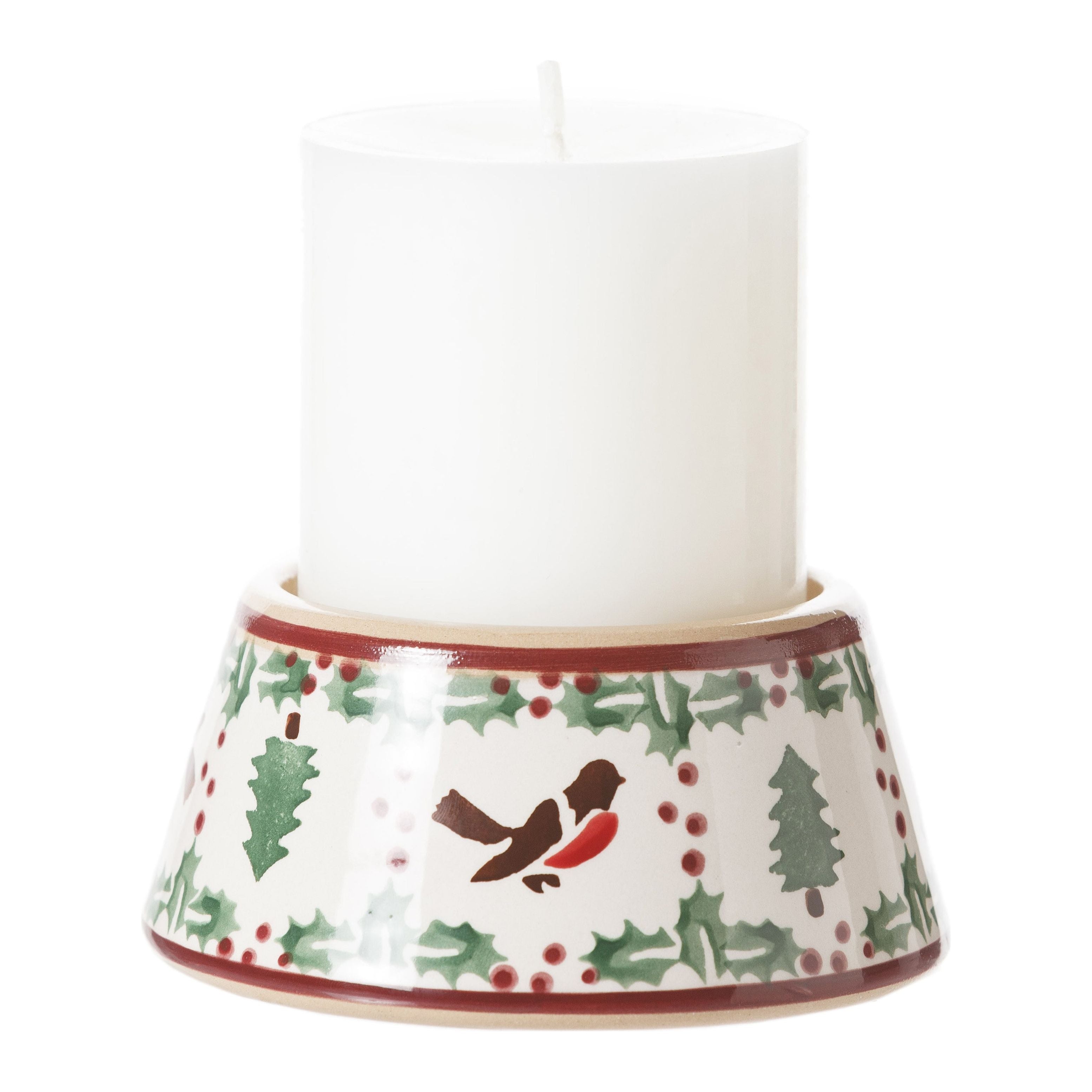 Reverse Candlestick And Candle Winter Robin | NicholasMosse.com