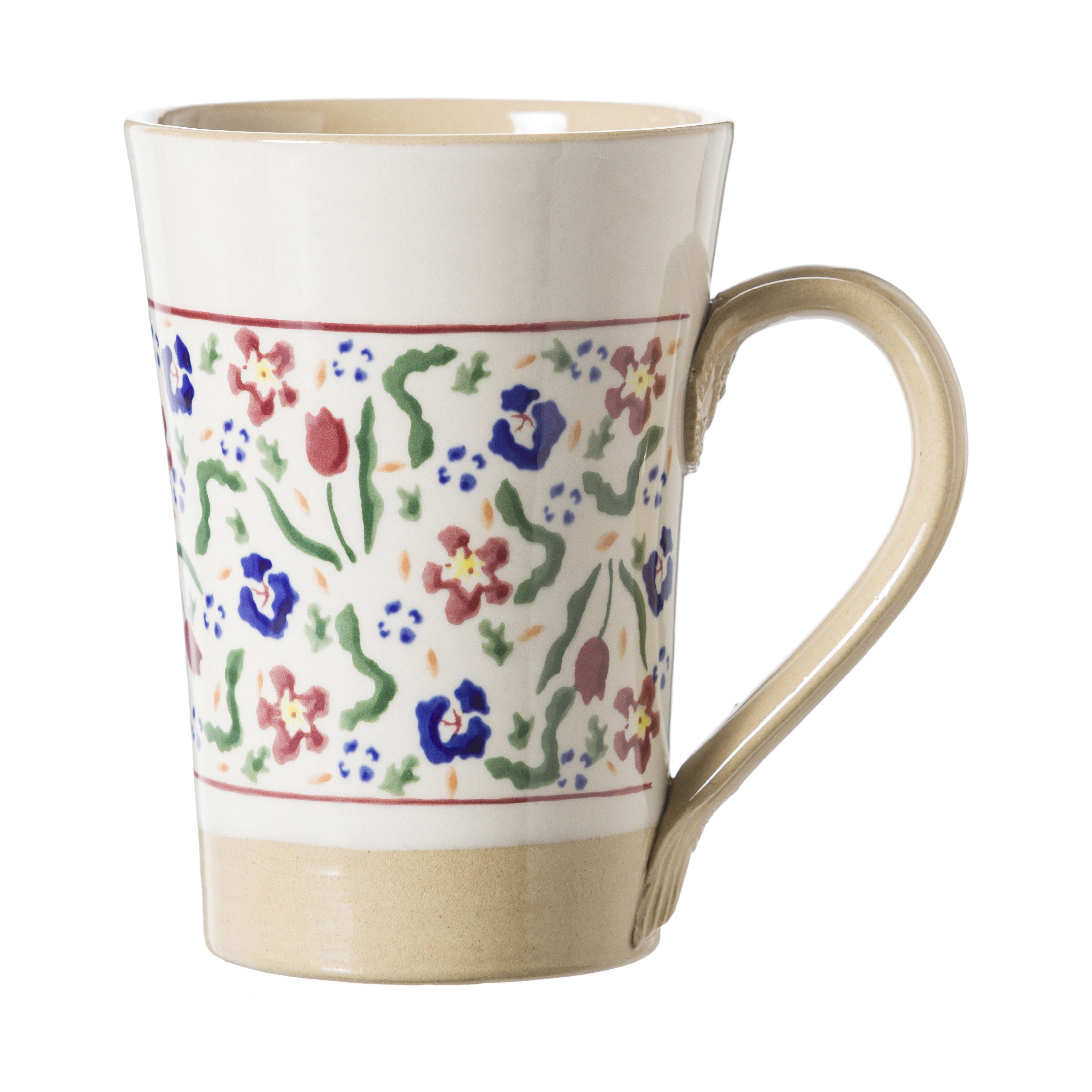 Set Wild Flower Meadow Everyday Plate and Tall Mug | NicholasMosse.com