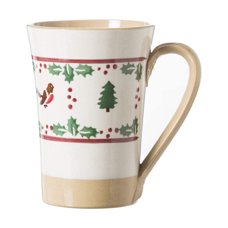 Set Winter Robin Everyday Plate and Tall Mug | NicholasMosse.com