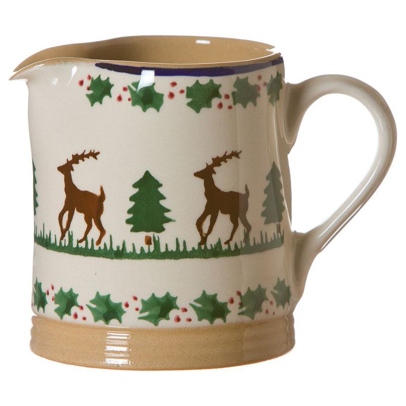 Small Cylinder Jug Reindeer | NicholasMosse.com