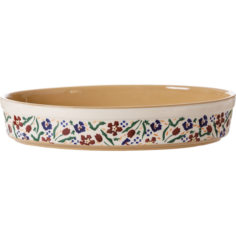 Small Oval Oven Dish Wild Flower Meadow | NicholasMosse.com