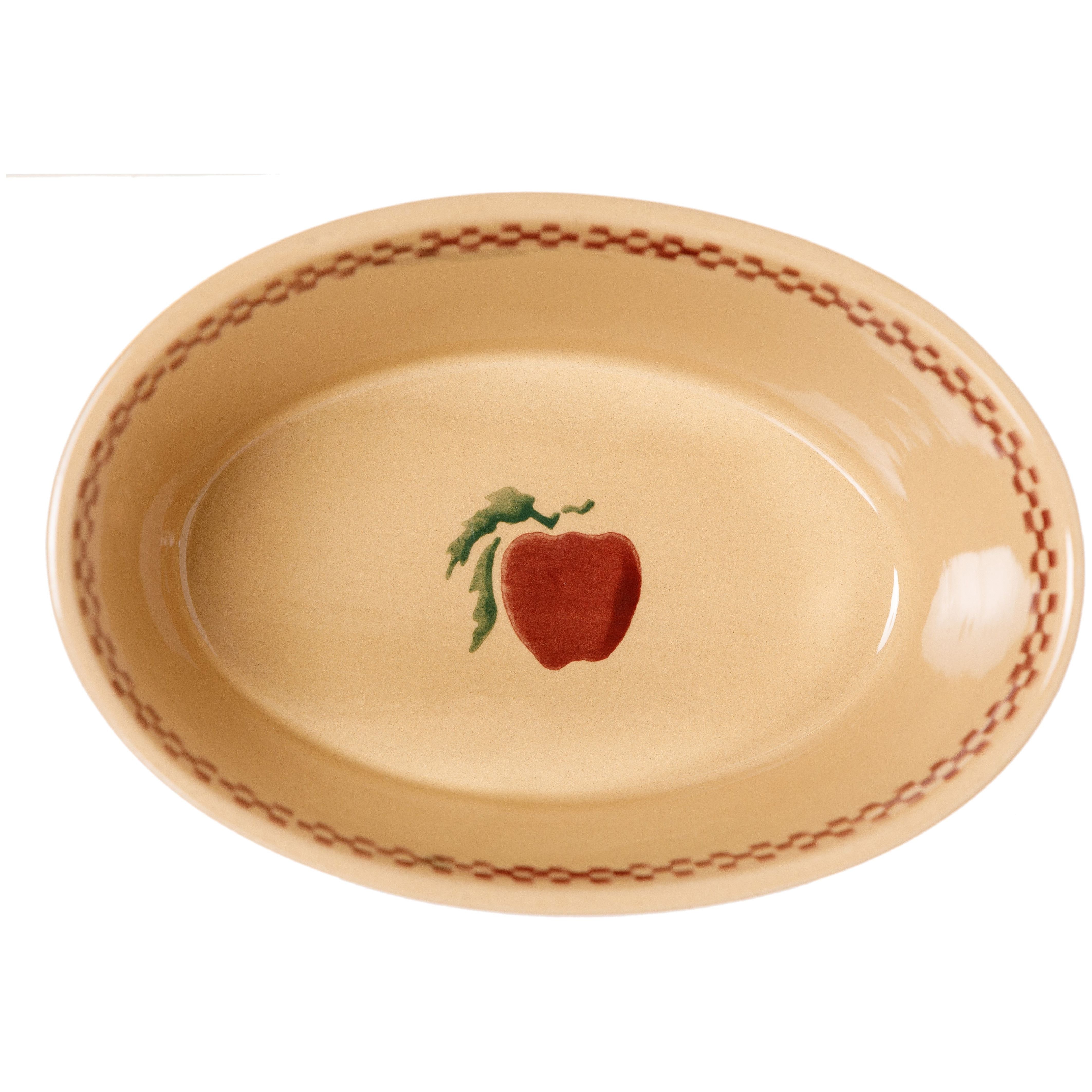 Small Oval Pie Dish Apple | NicholasMosse.com