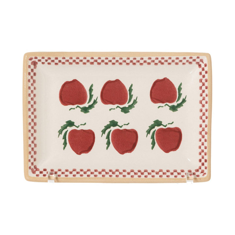 Small Rectangle Plate Apple | NicholasMosse.com