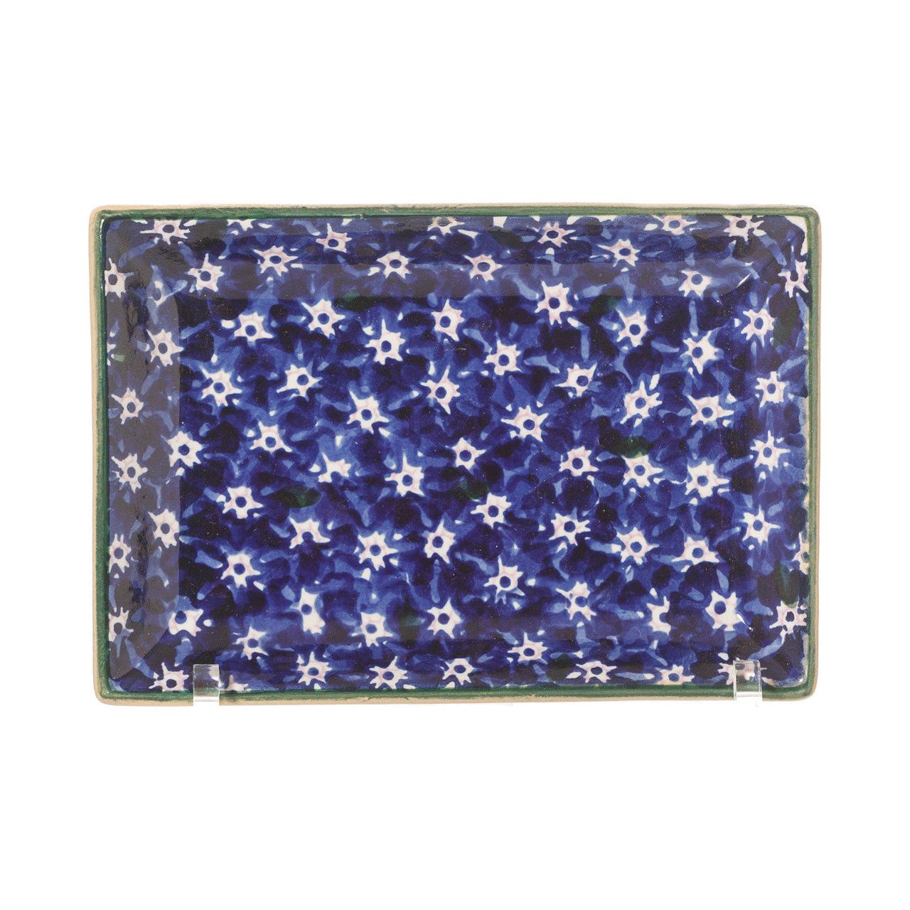 Small Rectangle Plate Lawn Dark Blue | NicholasMosse.com