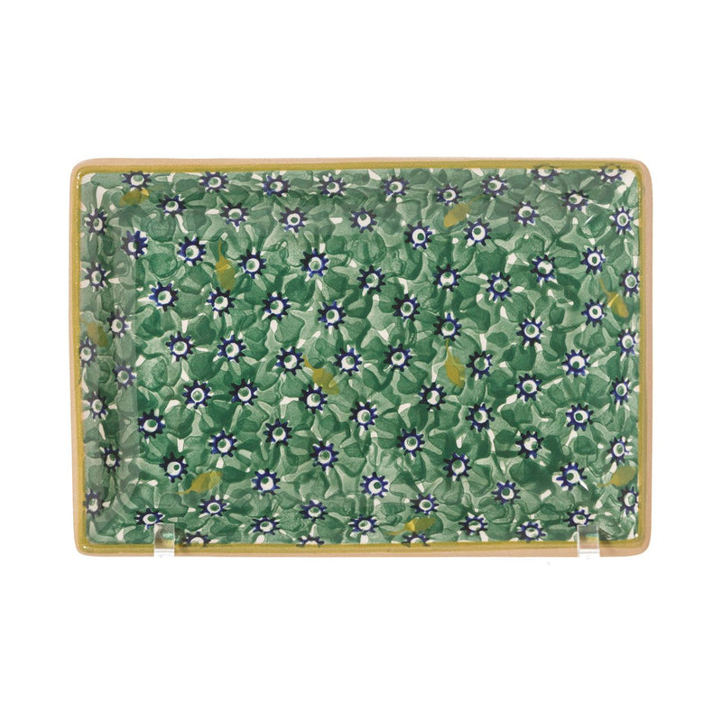 Small Rectangle Plate Lawn Green | NicholasMosse.com