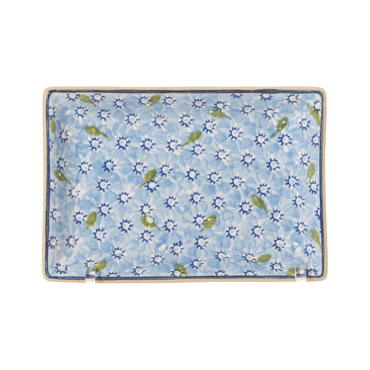 Small Rectangle Plate Lawn Light Blue | NicholasMosse.com