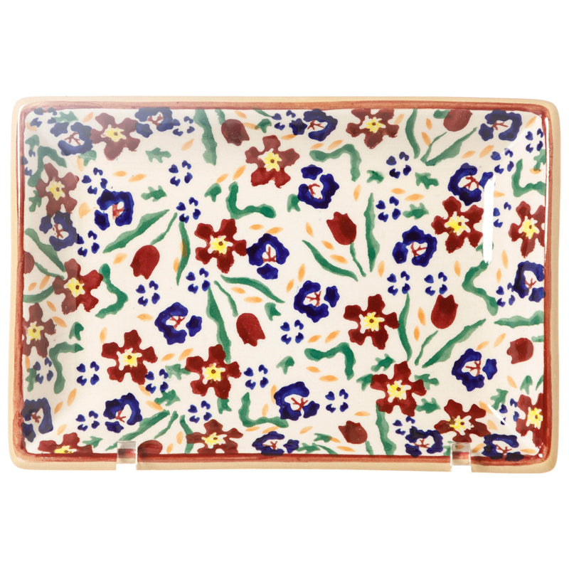 Small Rectangle Plate Wild Flower Meadow | NicholasMosse.com