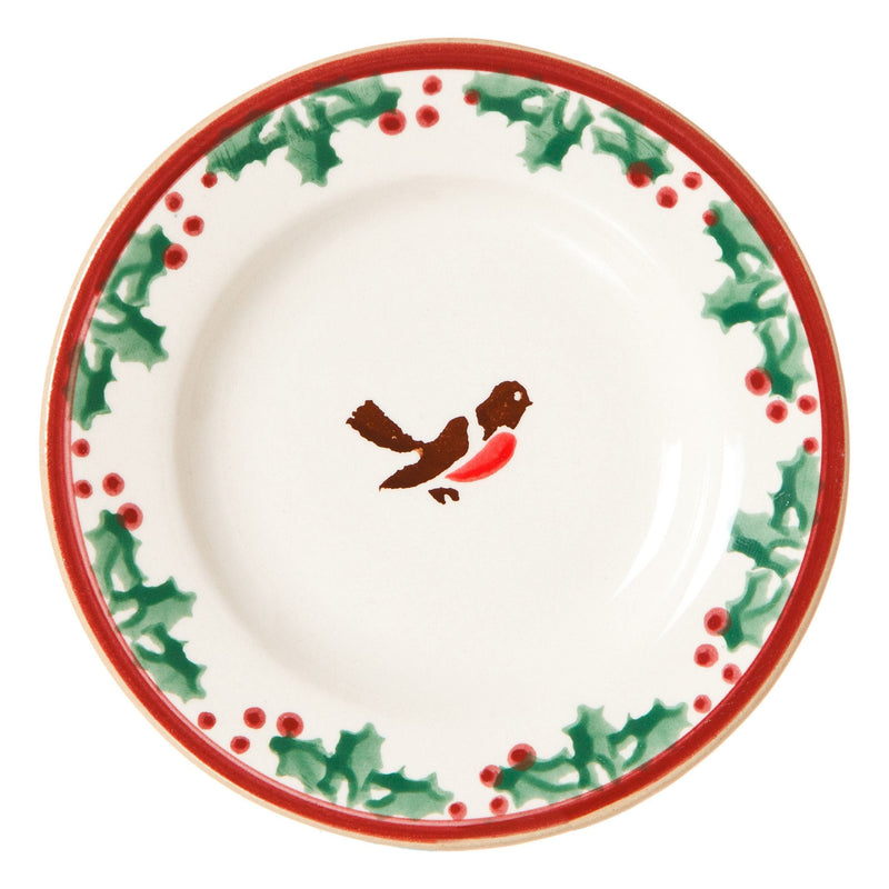 Tiny Plate Winter Robin | NicholasMosse.com