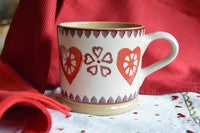 Valentines Mug 2016 spongeware pottery by Nicholas Mosse, Ireland - Handmade Irish Craft - nicholasmosse.com